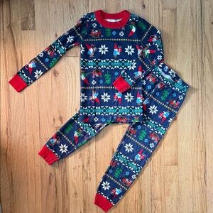 Hanna Andersson Holiday HannaJams Pajama Set - Snowflakes & Gnomes
